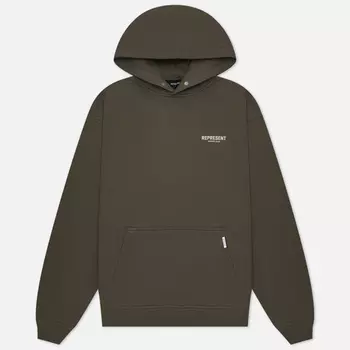 Мужская толстовка REPRESENT Represent Owners Club Hoodie, цвет оливковый, размер XXL