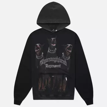 Мужская толстовка REPRESENT Thoroughbred Oversized Hoodie, цвет чёрный, размер S