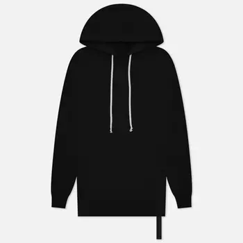 Мужская толстовка Rick Owens DRKSHDW Edfu Hoodie Compact Heavy, цвет чёрный, размер XXL