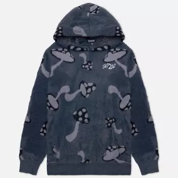 Мужская толстовка RIPNDIP Euphoria Faux Mohair Hoodie, цвет серый, размер XXL