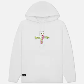 Мужская толстовка RIPNDIP Micro Nerm Hoodie, цвет белый, размер L