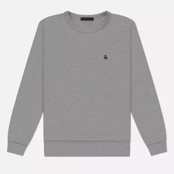 Мужская толстовка SOPHNET. Compact Double Knit Crewneck, цвет серый, размер S