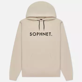 Мужская толстовка SOPHNET. Logo Hoodie, цвет белый, размер L