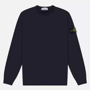 Мужская толстовка Stone Island Brushed Organic Cotton Fleece Regular, цвет синий, размер XL