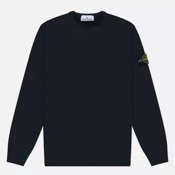 Мужская толстовка Stone Island Brushed Organic Cotton Fleece Regular, цвет синий, размер M