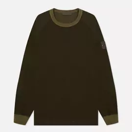 Мужская толстовка Stone Island Ghost Piece Nylon/Cotton, цвет оливковый, размер L