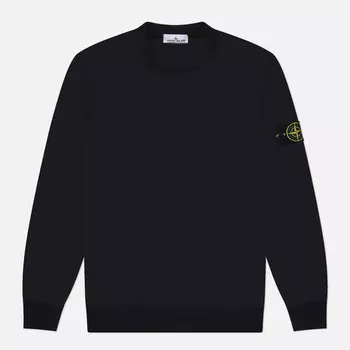 Мужская толстовка Stone Island Organic Cotton Fleece Crew Neck, цвет синий, размер M