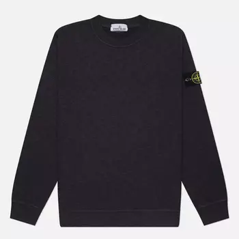 Мужская толстовка Stone Island Vanise Brushed Heavy Cotton Crew Neck, цвет синий, размер XL