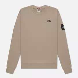 Мужская толстовка The North Face Black Box Fleece Crew, цвет бежевый, размер XL