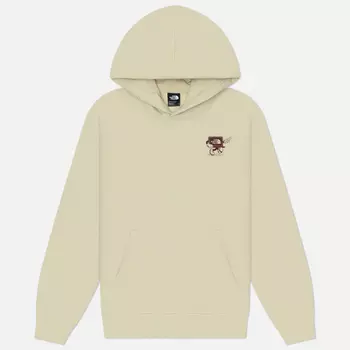 Мужская толстовка The North Face Cartoon Logo Relaxed Hoodie, цвет бежевый, размер M