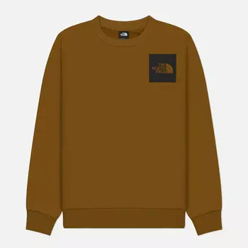Мужская толстовка The North Face Fine Crew, цвет оливковый, размер XXL