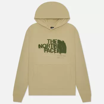 Мужская толстовка The North Face Graphic Hoodie 3, цвет бежевый, размер XXL