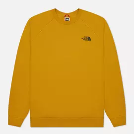 Мужская толстовка The North Face Raglan Redbox Crew, цвет жёлтый, размер S