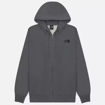 Мужская толстовка The North Face Simple Dome Full-Zip Hoodie, цвет серый, размер XL