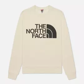 Мужская толстовка The North Face Standard Crew, цвет бежевый, размер XS