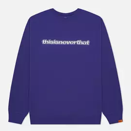 Мужская толстовка thisisneverthat ESP-Logo Crewneck, цвет фиолетовый, размер S