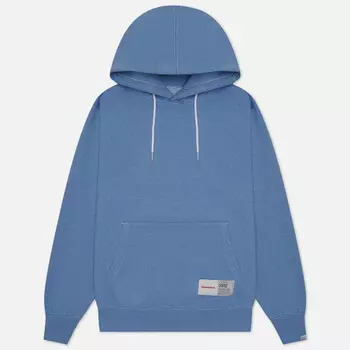 Мужская толстовка thisisneverthat Overdyed Thermal Hoodie, цвет голубой, размер L
