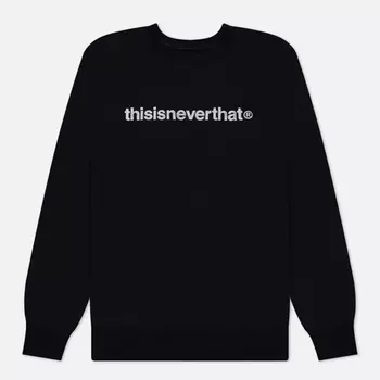 Мужская толстовка thisisneverthat T-Logo Crew Neck, цвет чёрный, размер XL