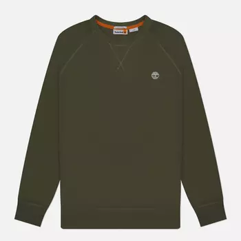 Мужская толстовка Timberland Exeter Loopback Crew Neck, цвет оливковый, размер XXL