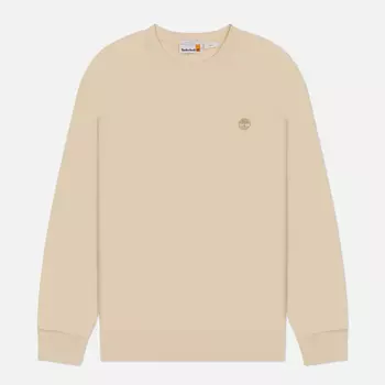 Мужская толстовка Timberland Exeter River Brushed Back Crew Neck, цвет бежевый, размер XXL