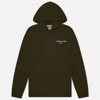 Мужская толстовка Tommy Jeans Regular Entry Graphic Hoodie, цвет оливковый, размер L