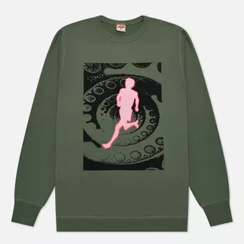 Мужская толстовка TSPTR Running Is A Trip, цвет оливковый, размер L