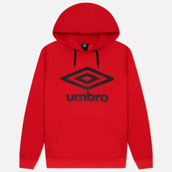 Мужская толстовка Umbro FW Large Logo Hoodie, цвет красный, размер XL