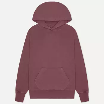 Мужская толстовка Uniform Bridge Basic Dyeing Hoodie, цвет красный, размер M