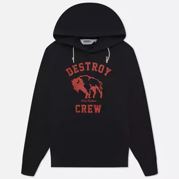 Мужская толстовка Uniform Bridge Destroy Buffalo Hoodie, цвет серый, размер M