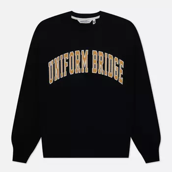 Мужская толстовка Uniform Bridge VTG Arch Logo Crew Neck, цвет чёрный, размер L