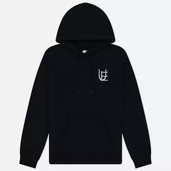 Мужская толстовка uniform experiment Authentic Logo Hoodie, цвет чёрный, размер XL