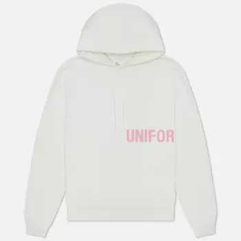 Мужская толстовка uniform experiment Logo Hoodie, цвет белый, размер L