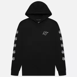 Мужская толстовка Vans Love Hate Hoodie, цвет чёрный, размер S