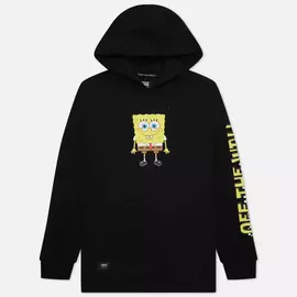 Мужская толстовка Vans x SpongeBob SquarePants Happy Face, цвет чёрный, размер L