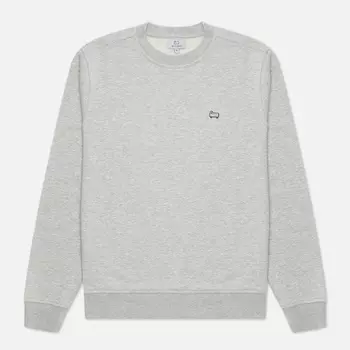 Мужская толстовка Woolrich Light Classic Crew Neck, цвет серый, размер S