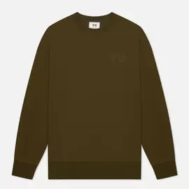 Мужская толстовка Y-3 Classic Chest Logo Y-3 Crew Neck, цвет оливковый, размер XXL