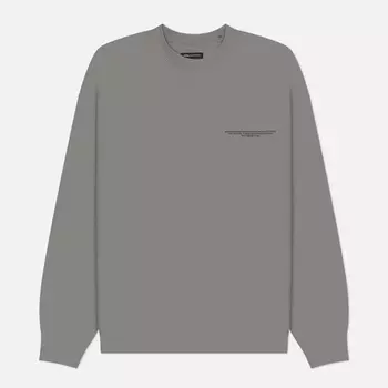 Мужская толстовка Y-3 Distorted Logo Crew, цвет серый, размер M