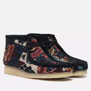 Мужские ботинки Clarks Originals Wallabee Boot, цвет чёрный, размер 45 EU