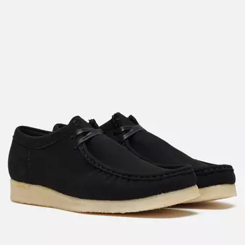 Мужские ботинки Clarks Originals Wallabee, цвет чёрный, размер 46 EU