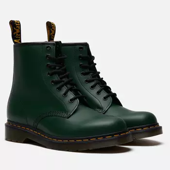 Мужские ботинки Dr. Martens 1460 Smooth, цвет зелёный, размер 42 EU