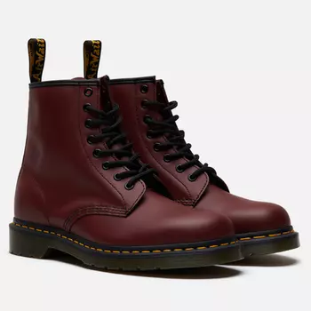 Мужские ботинки Dr. Martens 1460 Smooth Leather, цвет красный, размер 42 EU