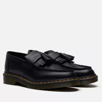 Мужские ботинки лоферы Dr. Martens Adrian Polished Smooth, цвет чёрный, размер 43 EU