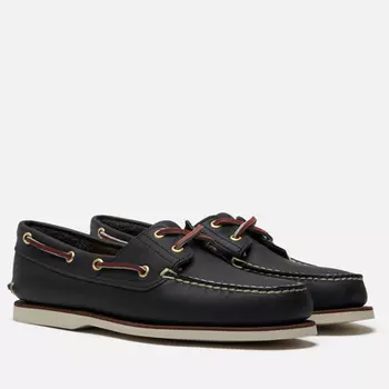 Мужские ботинки Timberland Classic Boat 2-Eye, цвет синий, размер 41 EU