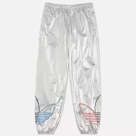 Мужские брюки adidas Originals Adicolor Tricolor, цвет серебряный, размер XXL
