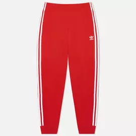 Мужские брюки adidas Originals Primeblue SST, цвет красный, размер S
