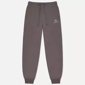 Мужские брюки Aquascutum Active Basic Ribbed Track, цвет серый, размер XL