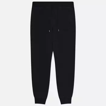 Мужские брюки C.P. Company Brushed And Emerized Diagonal Fleece Logo, цвет чёрный, размер S