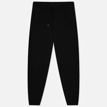 Мужские брюки C.P. Company Cotton Diagonal Fleece Garment Dyed, цвет чёрный, размер XXL