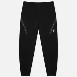 Мужские брюки C.P. Company Diagonal Raised Fleece Utility, цвет чёрный, размер M