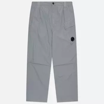 Мужские брюки C.P. Company Flatt Nylon Regular Utility, цвет серый, размер 54